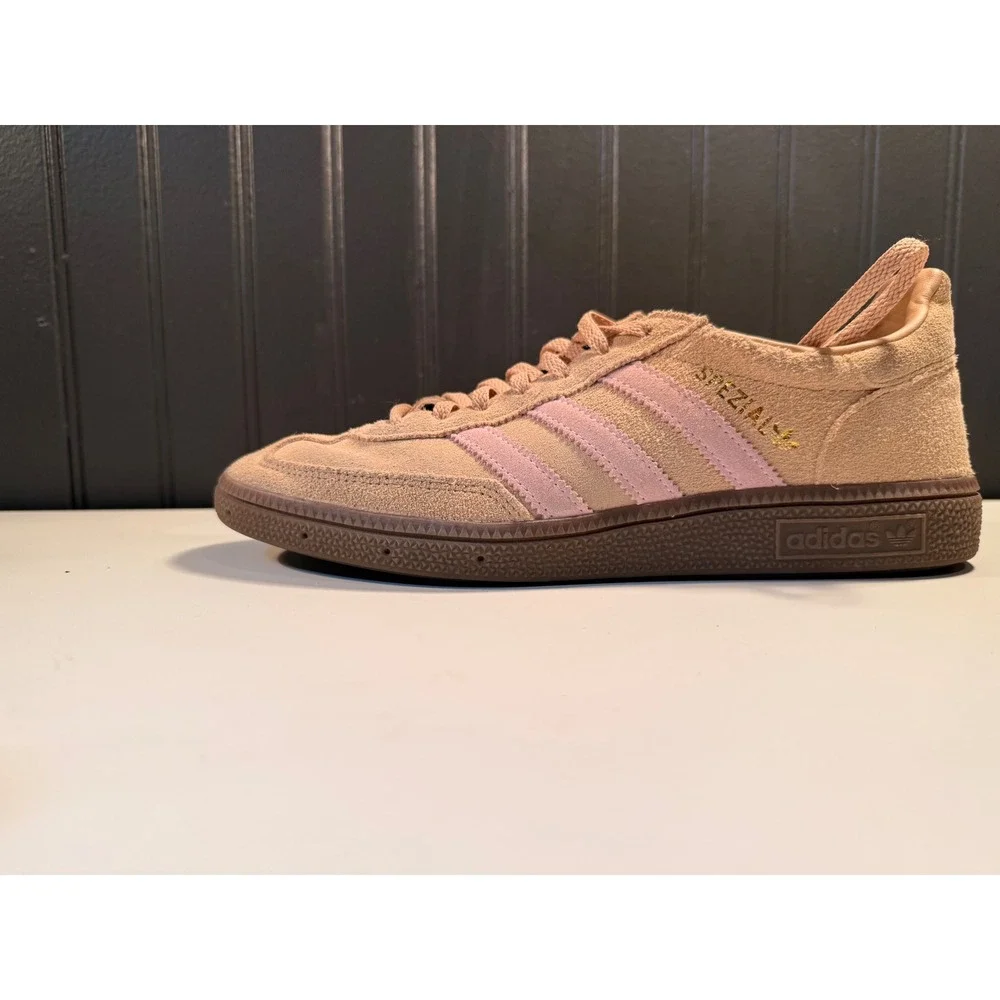 Adidas Handball Spezial Earth Strata Gum Pink Suede Sneakers IJ2651 Mens 9